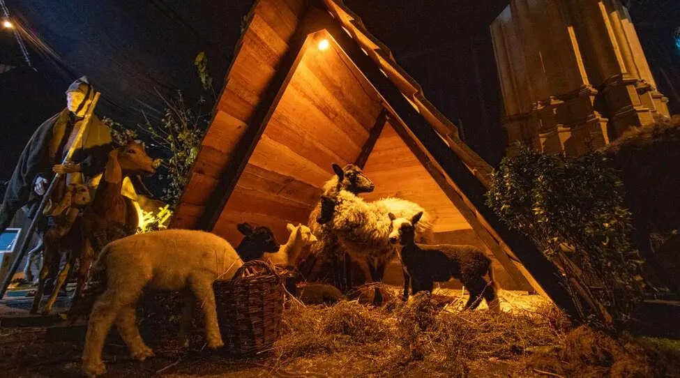 De kerststal van de Sint-Jan