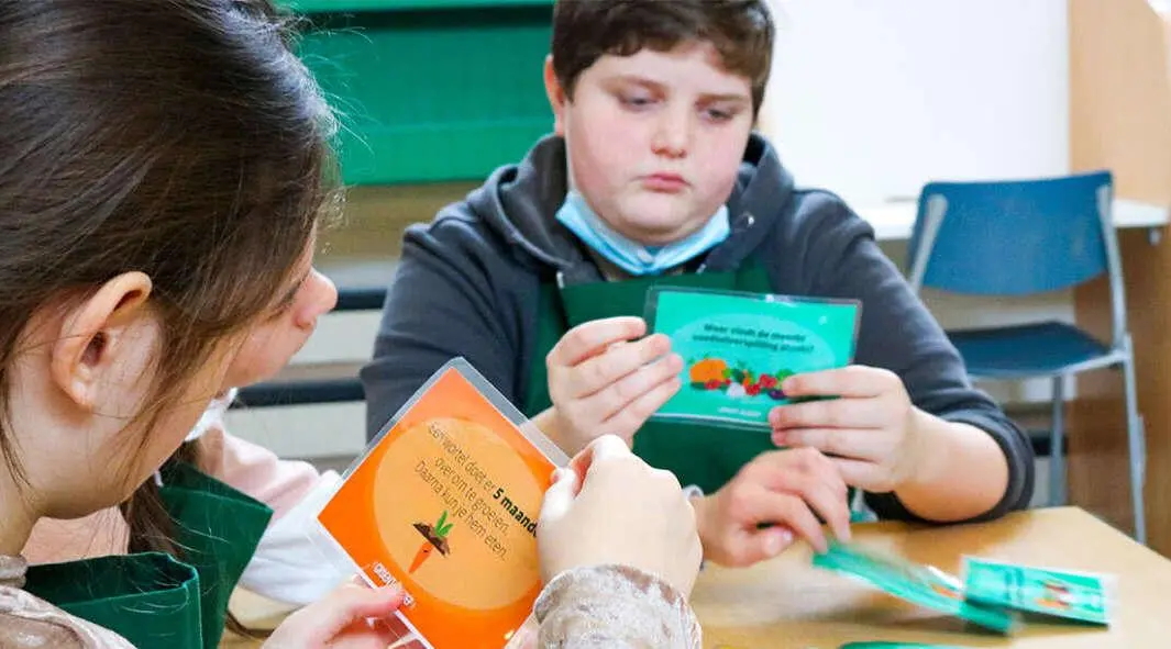 Kids leren over groentes met Groentjessoep