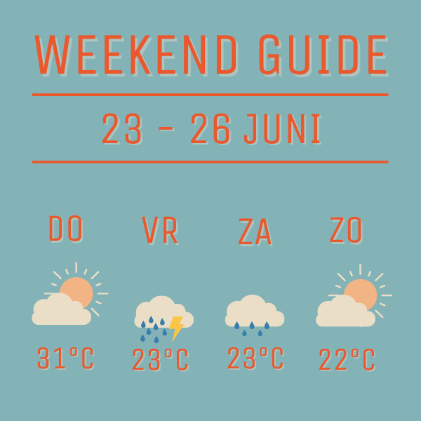 Weekend Guide Weer 23-26 juni in Den Bosch