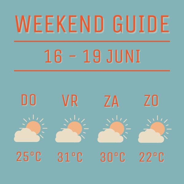 Weekend Guide - het weer 16-19 juni