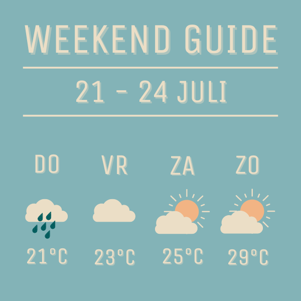 Weerbericht Weekend Guide 21 - 24 juli (1)