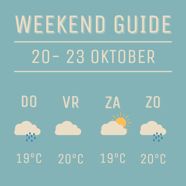 Weerbericht Weekend Guide 20 - 23 oktober 2022